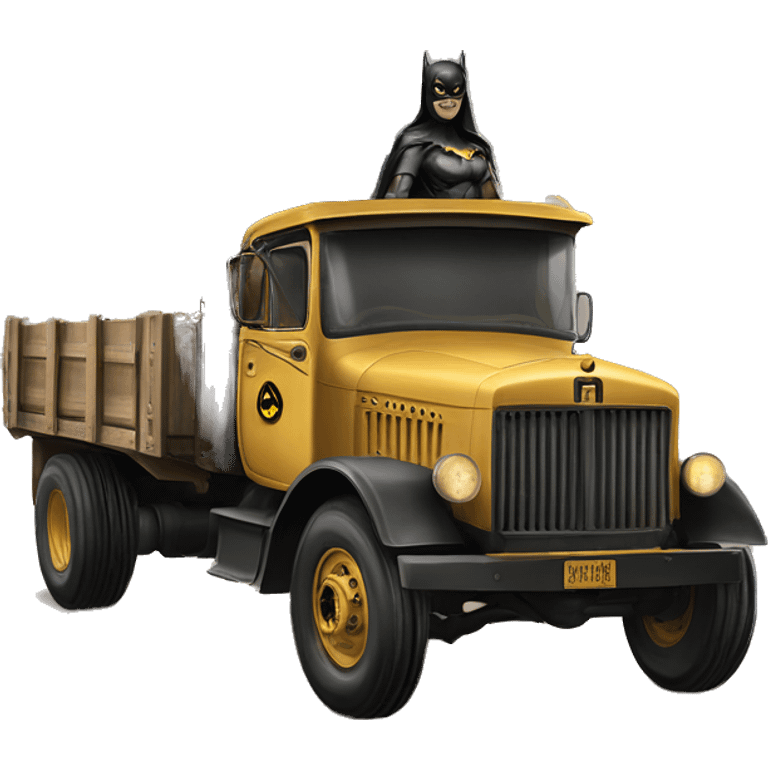 Batgirl monster killer 1917 truck emoji