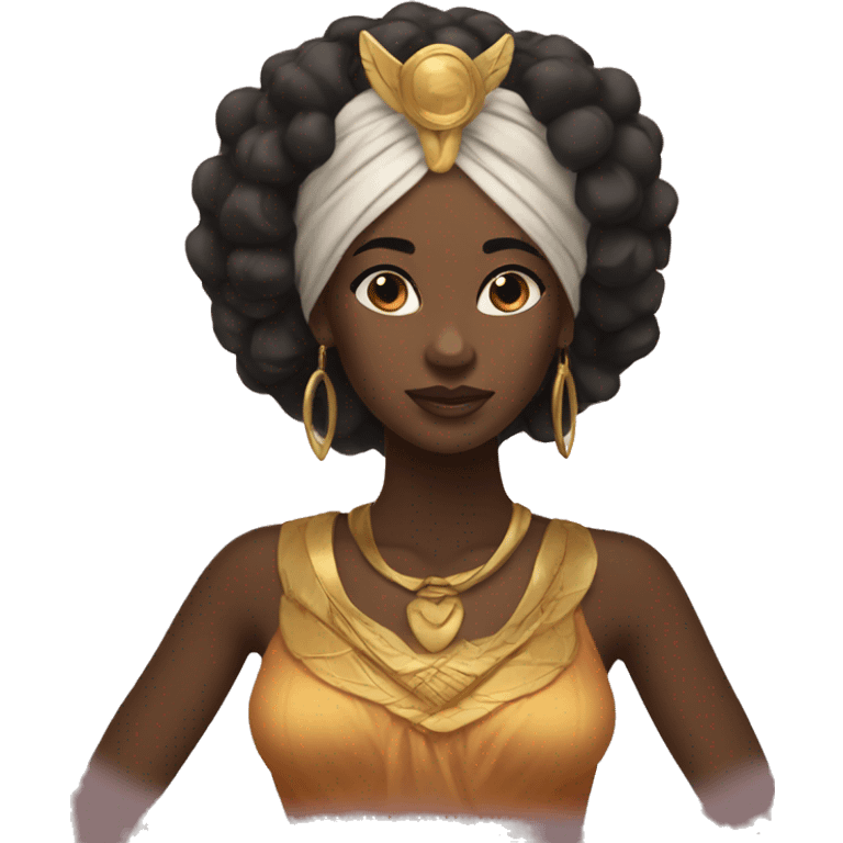 Goddess African American  emoji