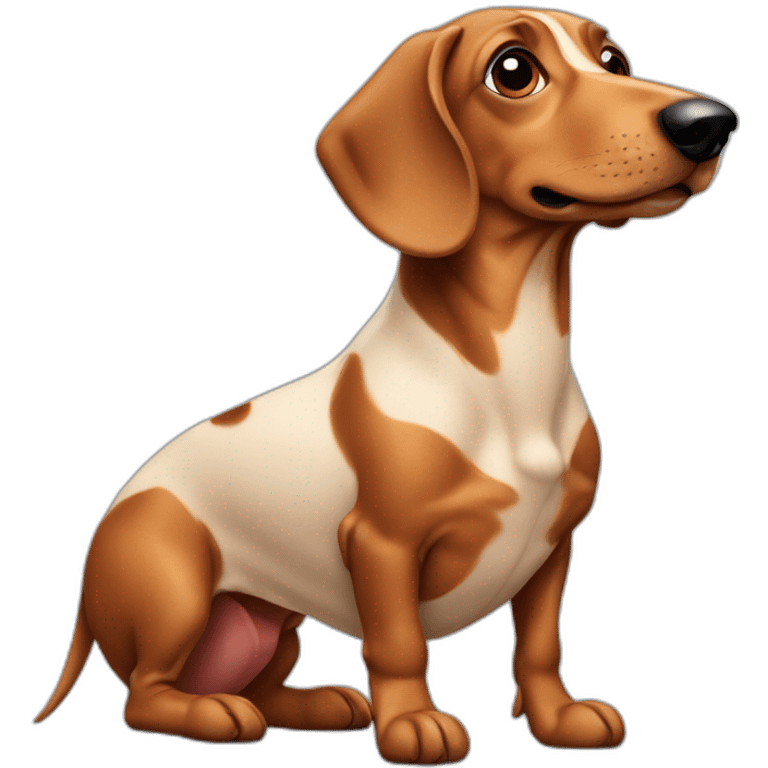 longhaird-weiner-dog emoji