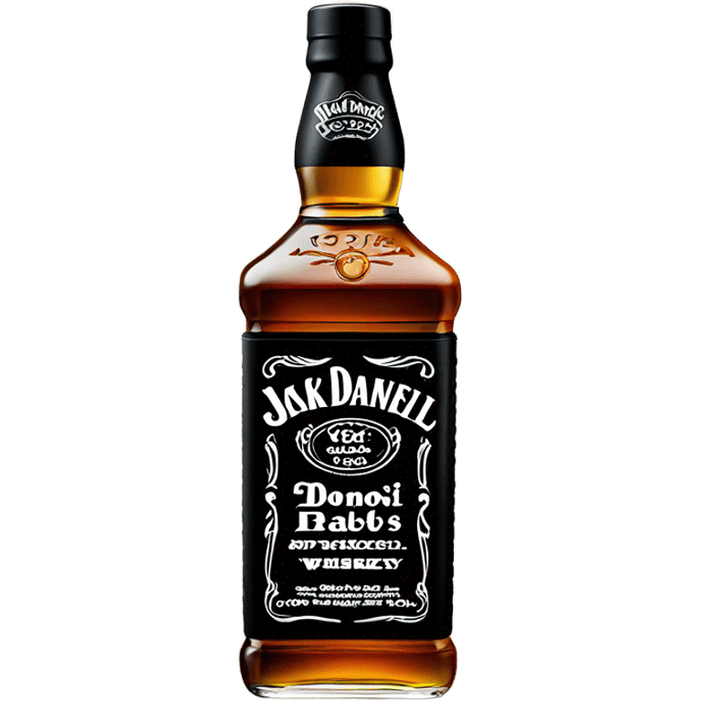 Bottle of Jack Daniel’s whiskey  emoji