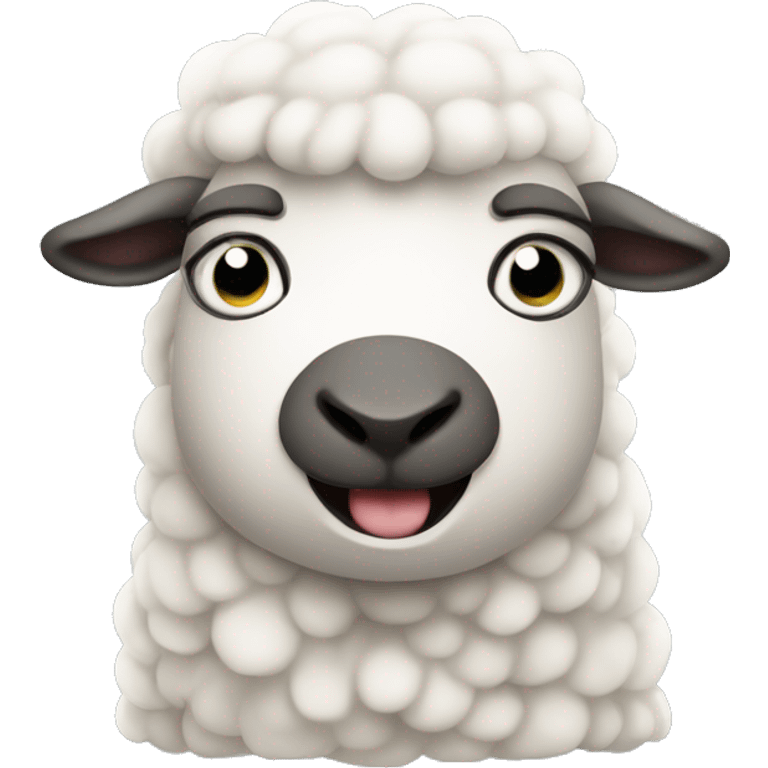 Sheep getting crunk emoji