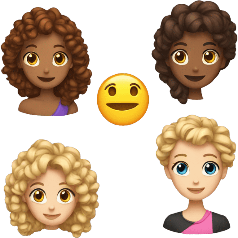 3 best friends emoji