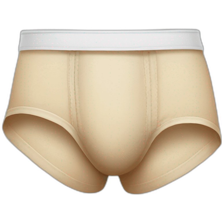 Man underwear dent emoji