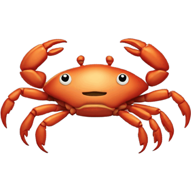 Crab with a weight  emoji