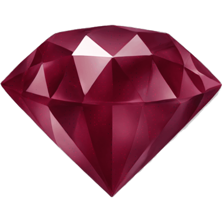 a Burgundy Diamond  emoji