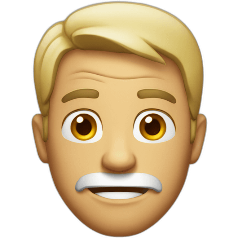 Crazy man emoji