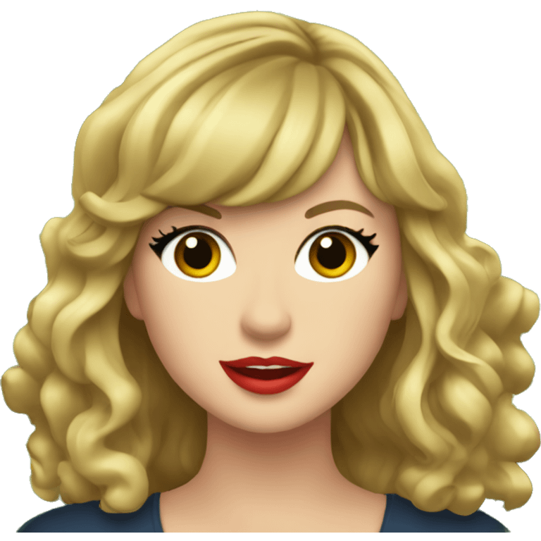 Christmas tree farm with Taylor Swift emoji