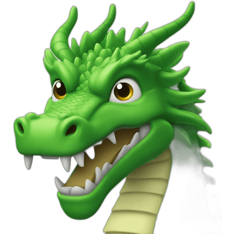 green chineese dragon emoji