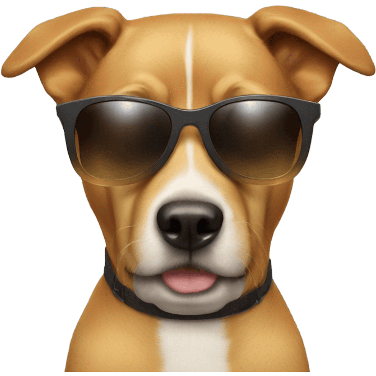 Dogs wearing sunglasses emoji