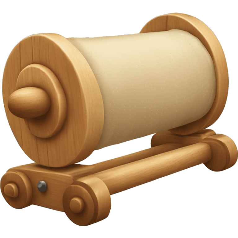 wooden dough roller emoji