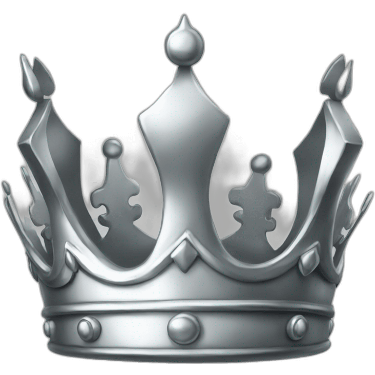 silver crown emoji