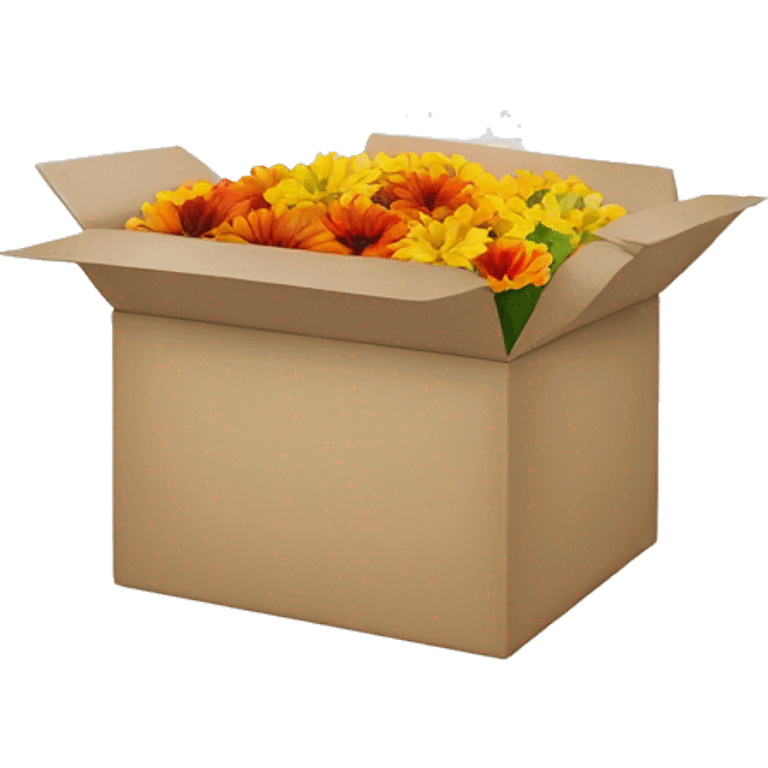 latona flowers box with logo emoji