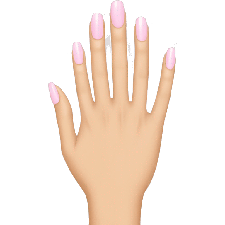 Light pink nails emoji