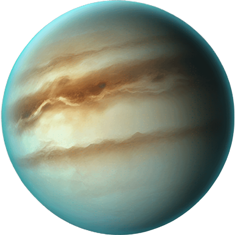 Planet venus realistic emoji