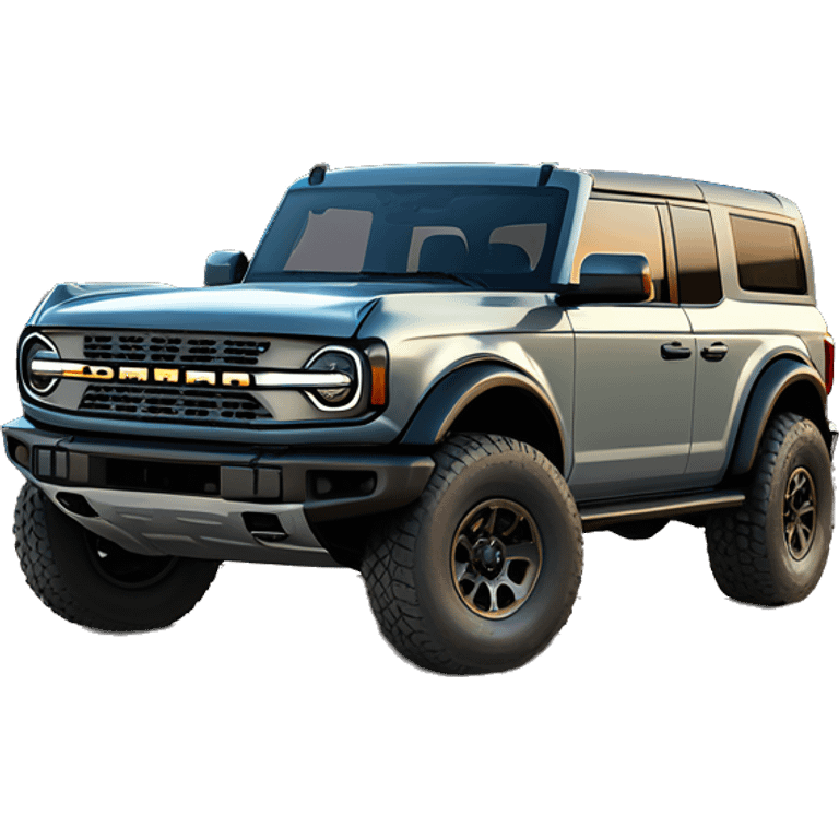 2021 ford bronco badlands cactus grey 4 door emoji