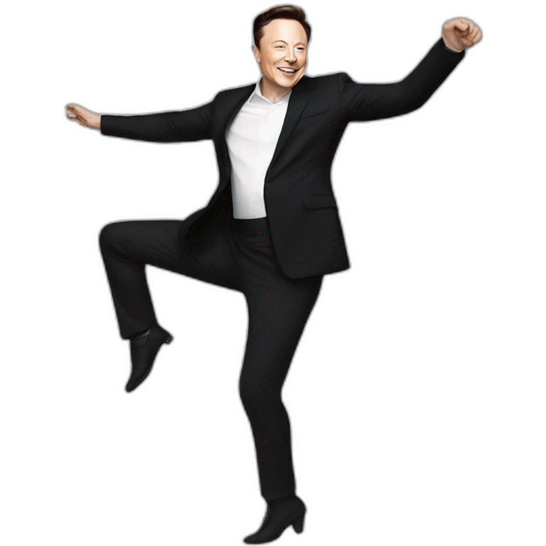 elon musk dancing emoji