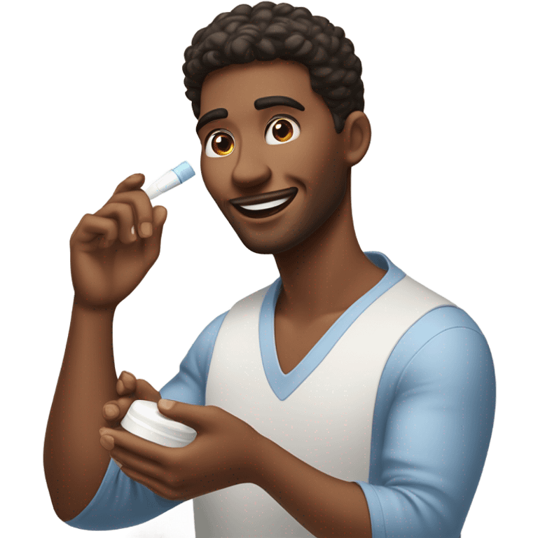 Man skincare emoji