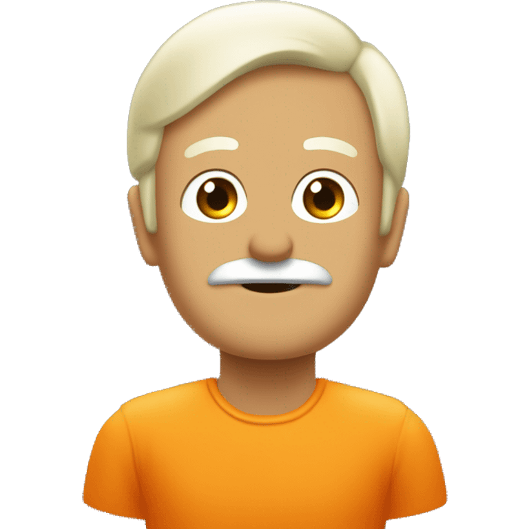 naranja  haciendo like, con el lema UNIDOS Y FORTALECIDOS POR HISTORIA emoji