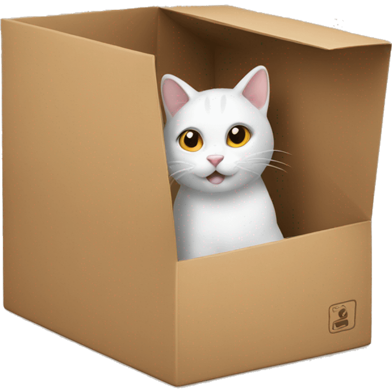 Cat in box emoji