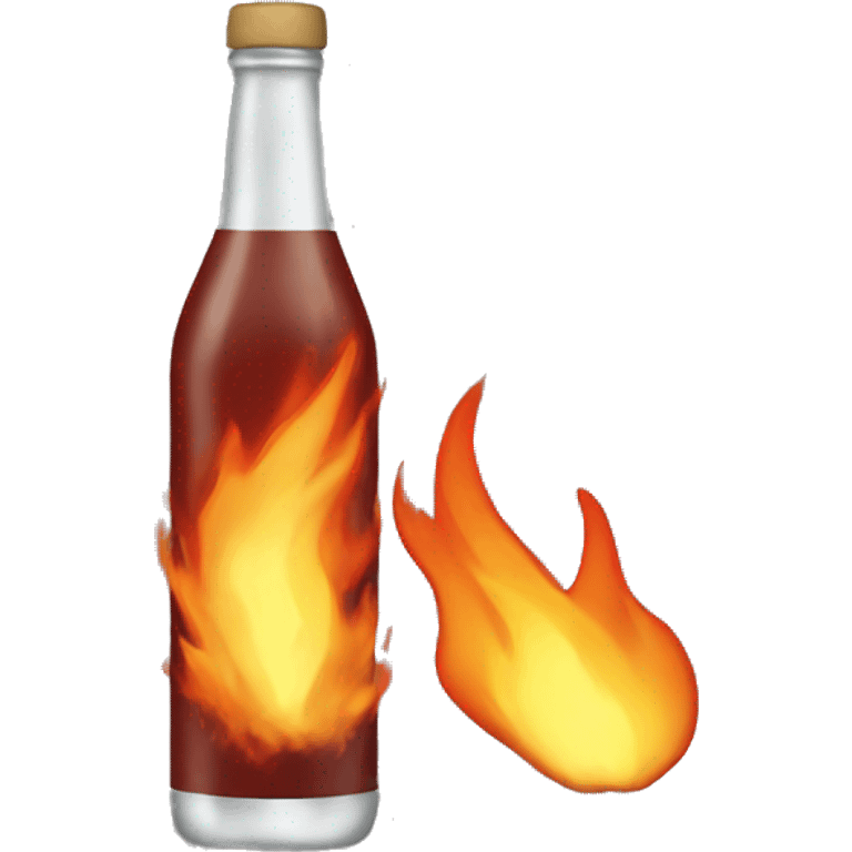 Botella de fuego emoji