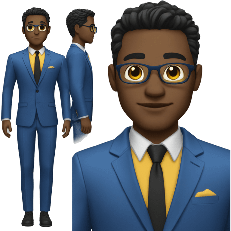 makr grayson invincible blue suit emoji