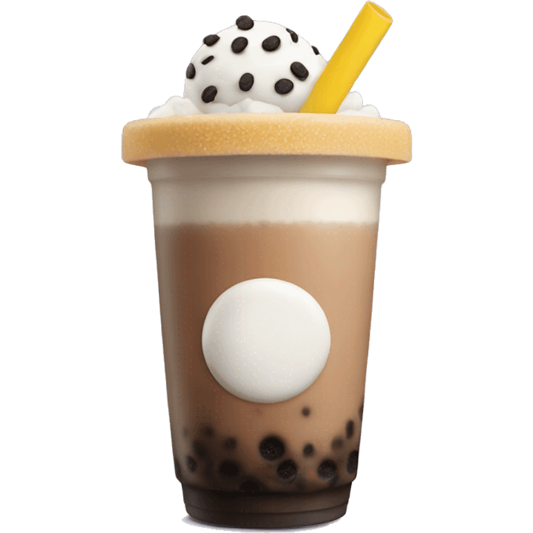 Bubble tea Oreo  emoji