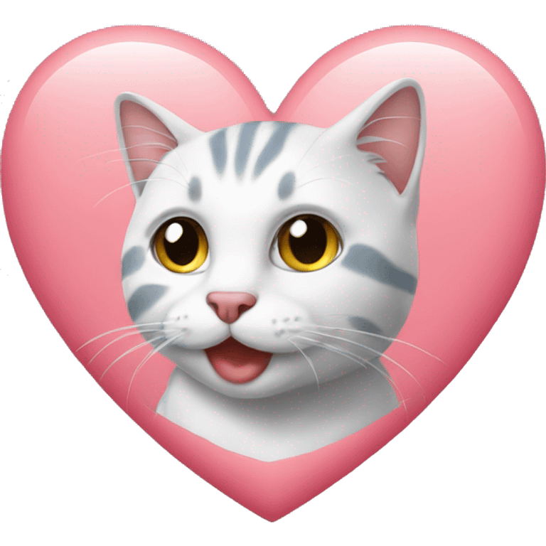 Heart with cat  emoji