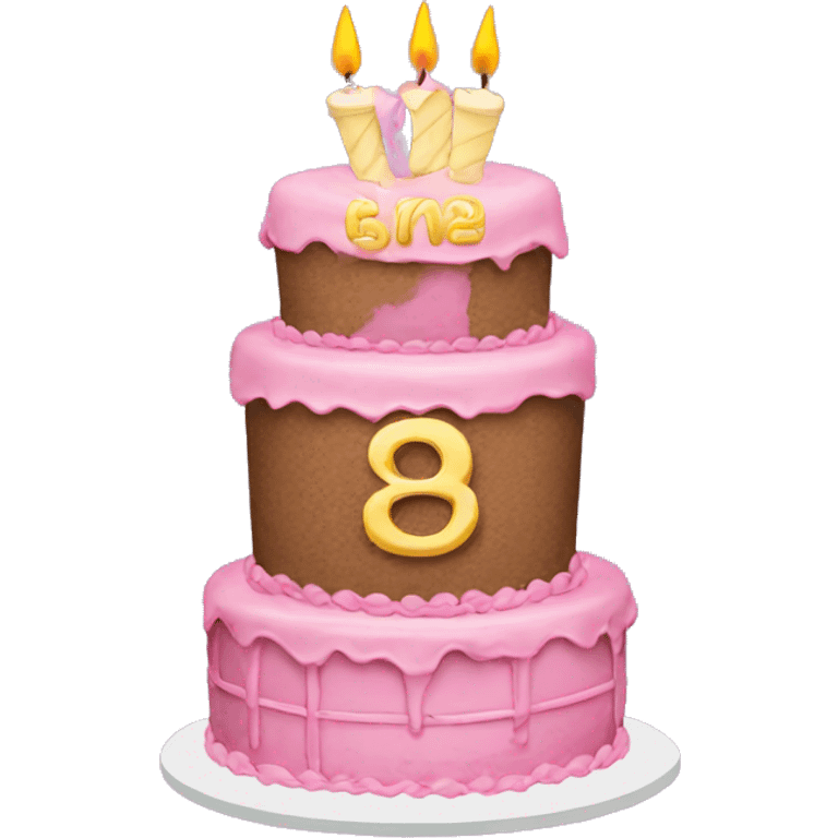 Sweet 16 birthday cake emoji