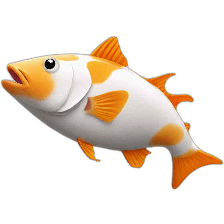 Poisson sur vache emoji