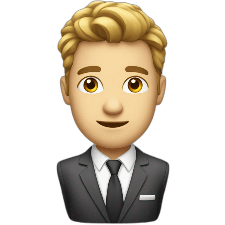 Real estate agent emoji