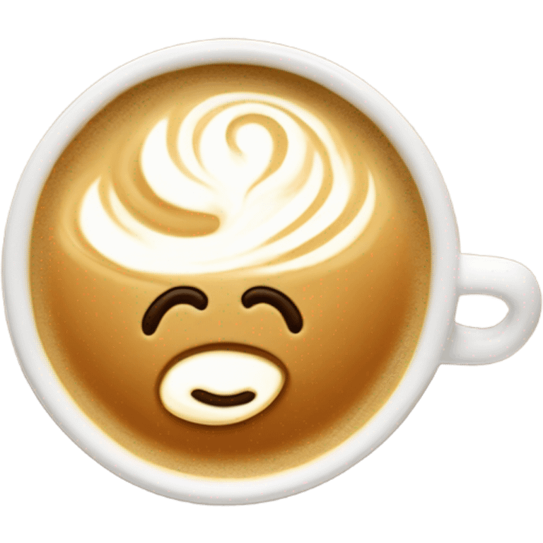 Starbucks latte emoji