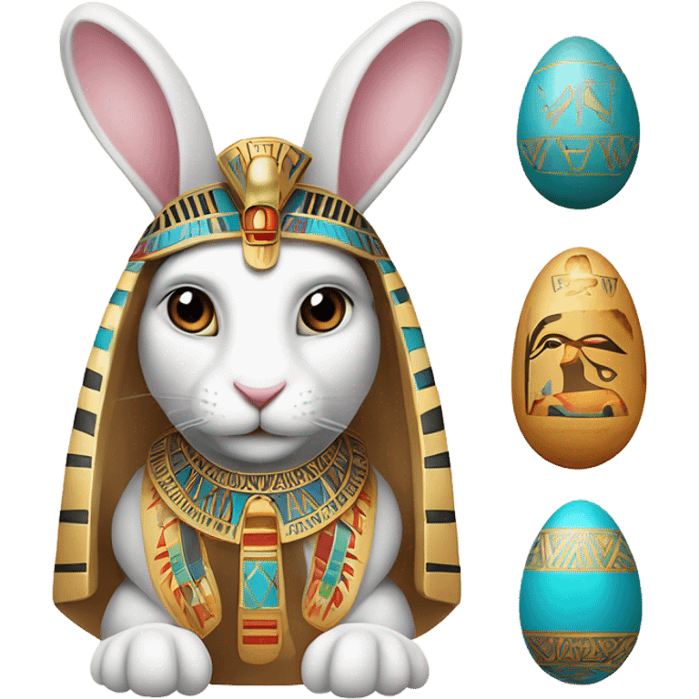 Egyptian Easter bunny emoji