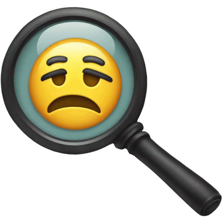 magnifying glass emoji