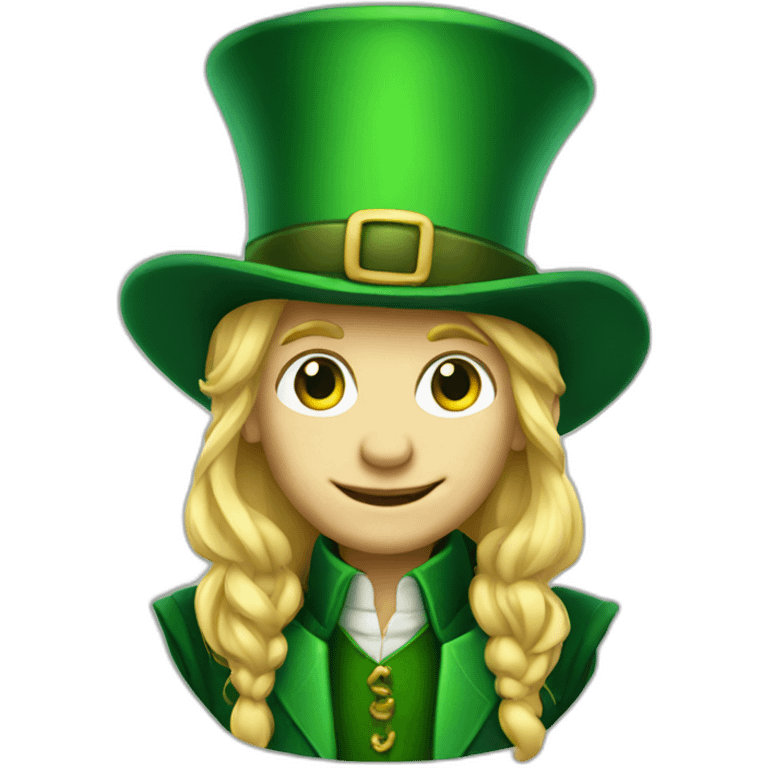 Blonde Leprechaun emoji