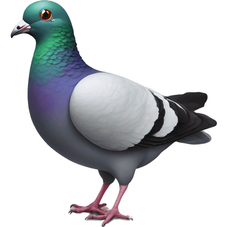 Dancing ball pigeon emoji