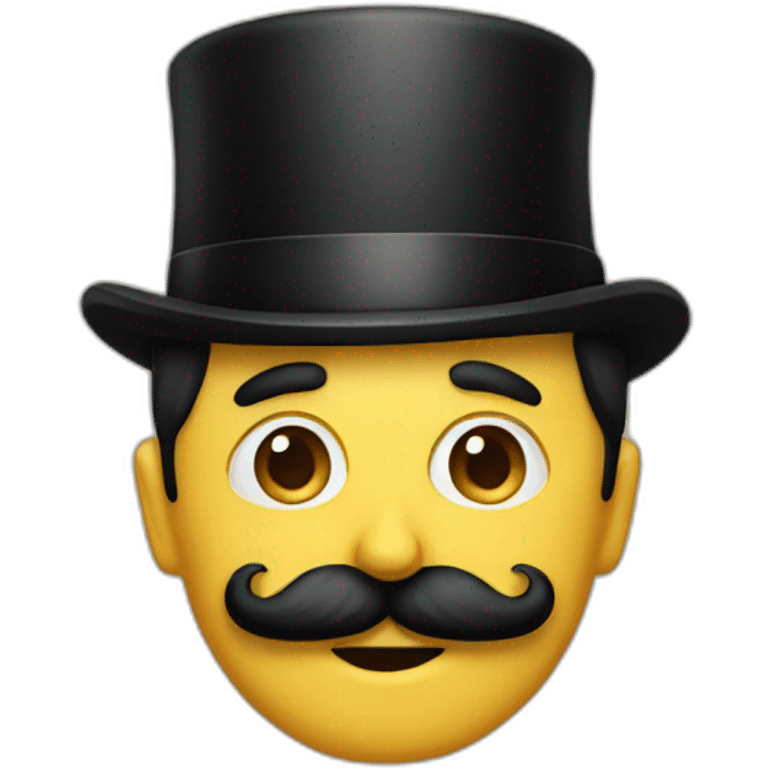 chaplin mustache emoji