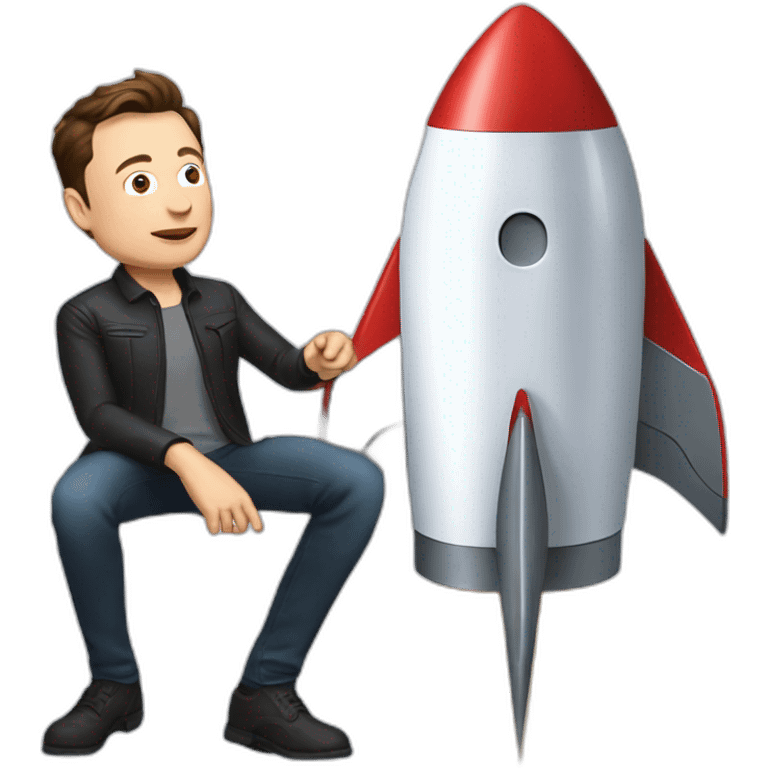 elon-musk-playing-with-rocket emoji