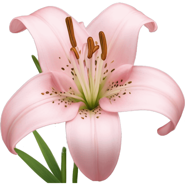 light pink lilium emoji