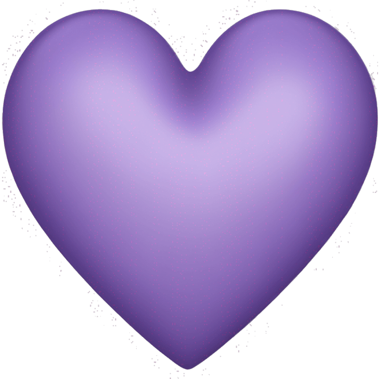 Lavender heart emoji