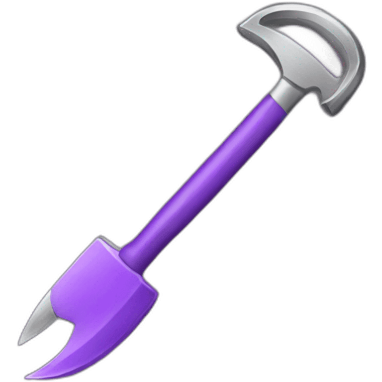 purple tool emoji