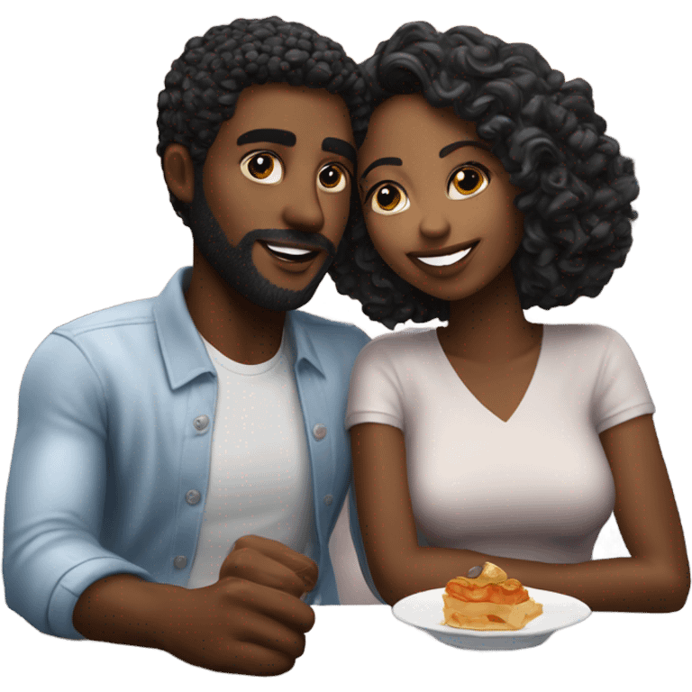  Romantic date with hyper Realistic beautiful couple in love  emoji