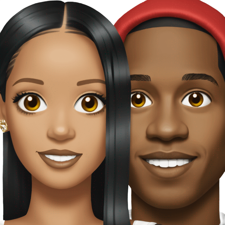 rihanna and asap rocky emoji