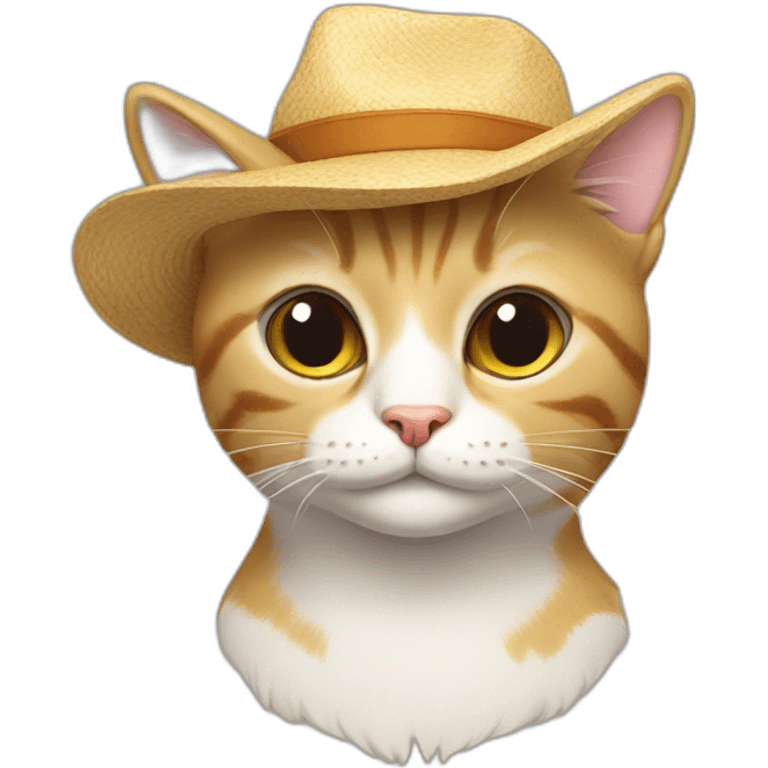 cat with solana hat emoji