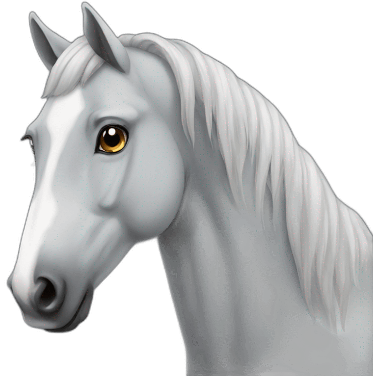 Gray Horse emoji