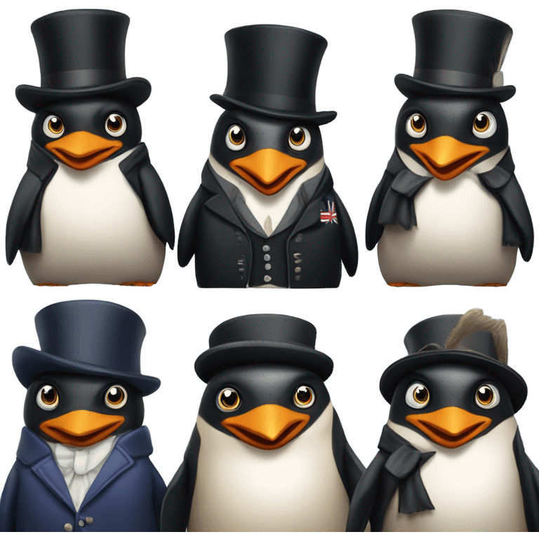 British penguins  emoji