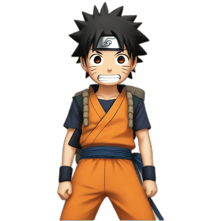 Naruto et luffy emoji