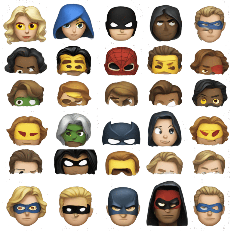 DC comics emoji