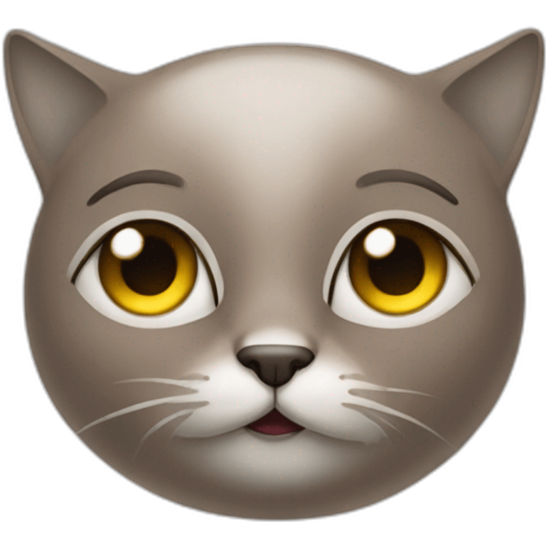 Chat, qui fait les yeux doux emoji