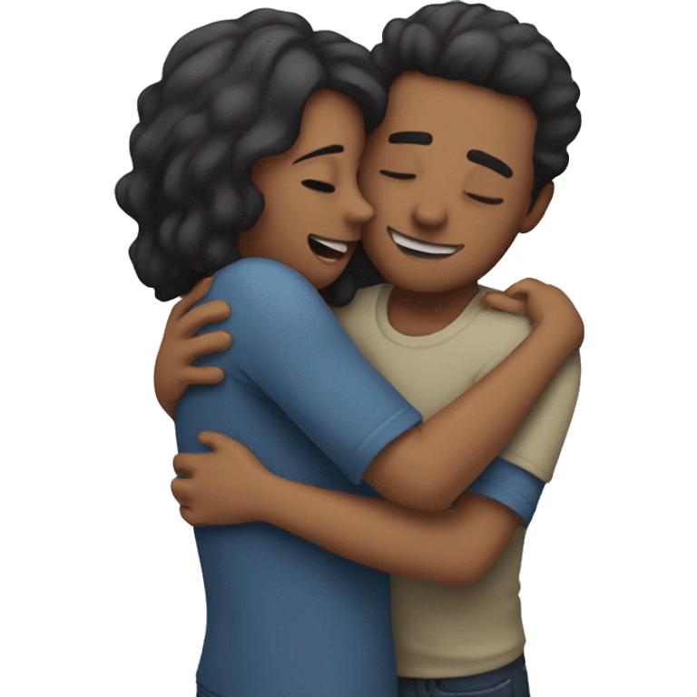 People hugging emoji