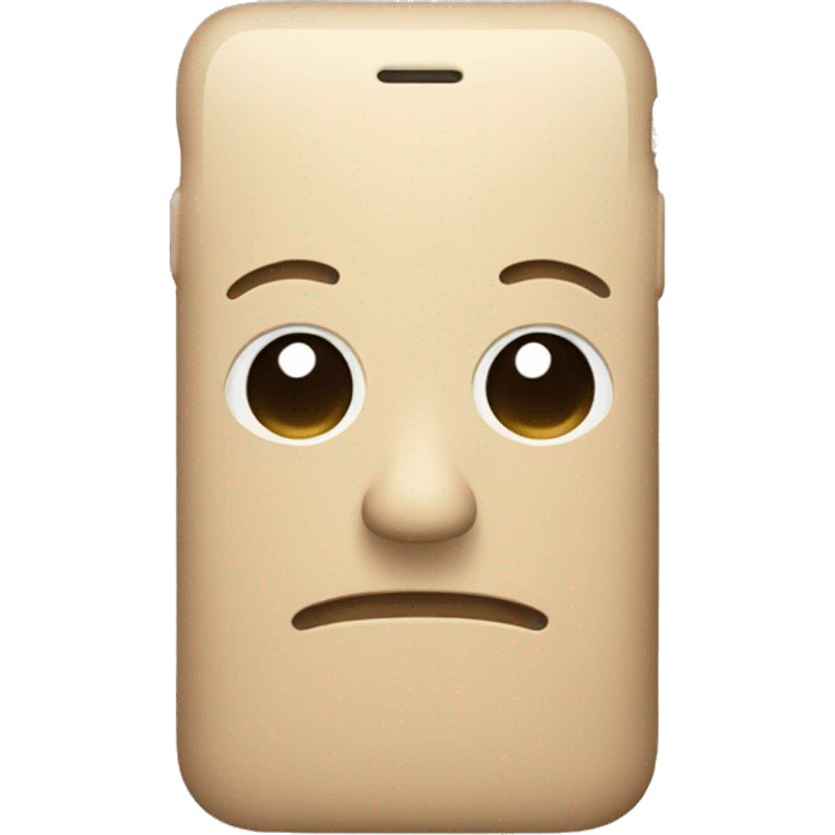 beige Iphone  emoji